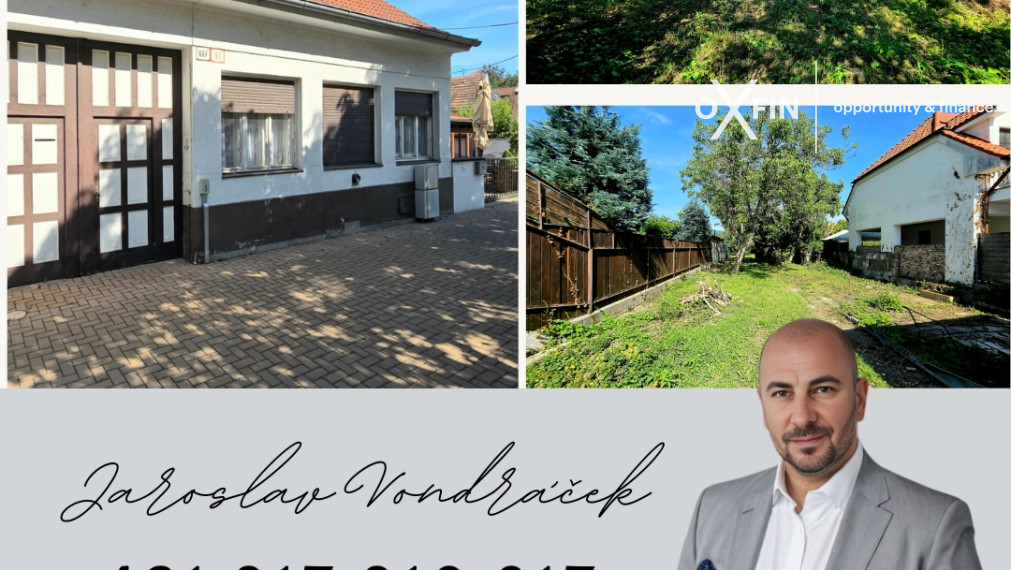 REZERVOVANÉ!!! Rodinný dom s pozemkom 2164 m2 v centre Stupavy