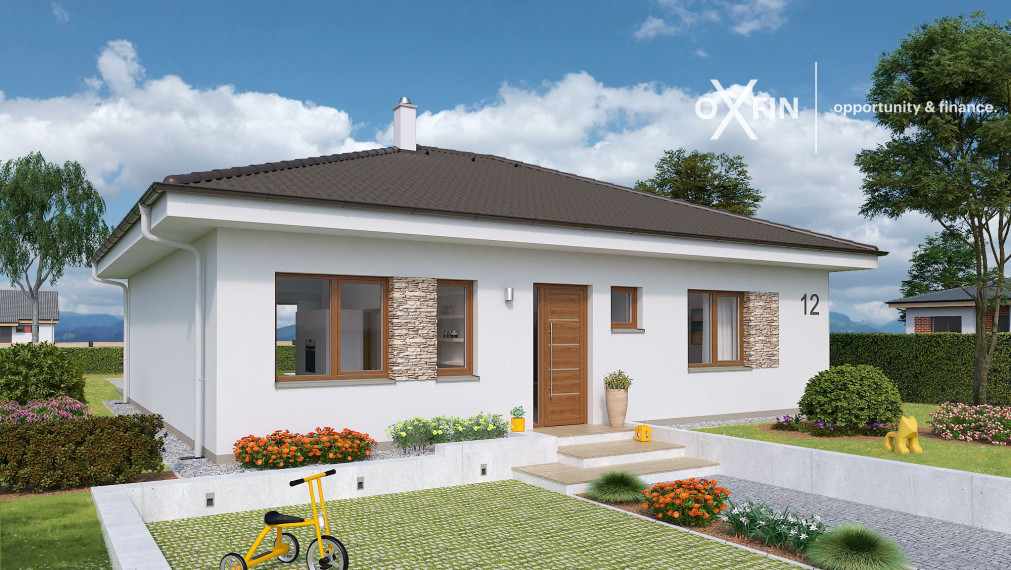 4 izbový BUNGALOV- Moravany nad Váhom DOLINKY s pozemkom 669 m2
