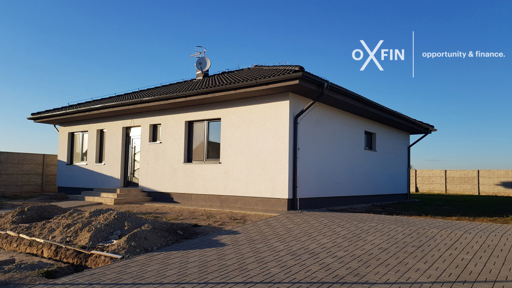 4 izbový BUNGALOV- Moravany nad Váhom DOLINKY s pozemkom 669 m2