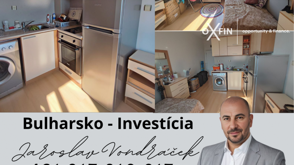 *EXKLUZÍVNE* Skvelá investícia kompaktné štúdio 4 km od Slnečného pobrežia v komplexe Sunny Day 5