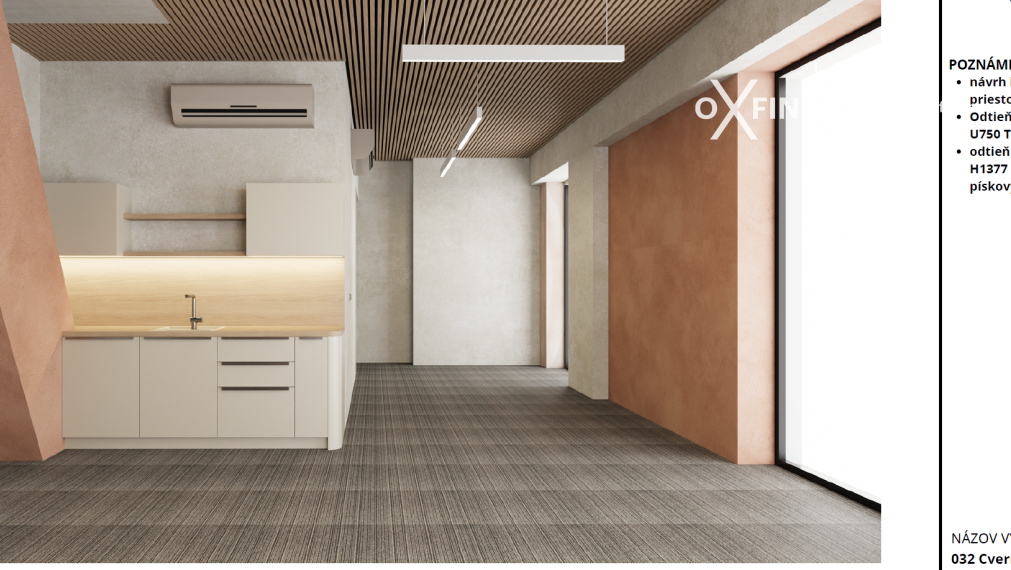 Kancelária s výhľadom na Downtown projekt ZWRIN