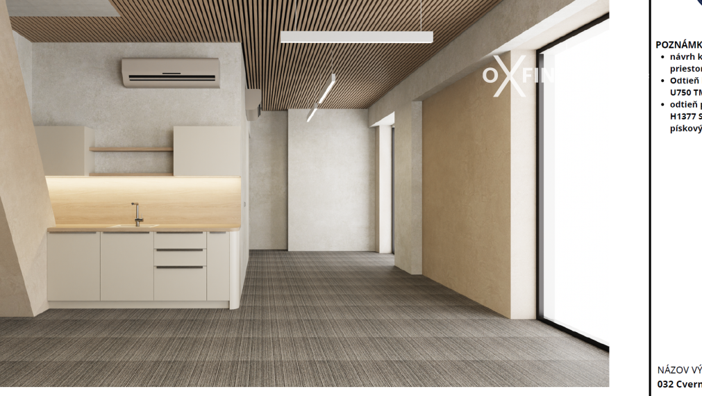 Kancelária s výhľadom na Downtown projekt ZWRIN