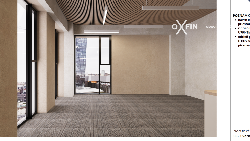 Kancelária s výhľadom na Downtown projekt ZWRIN