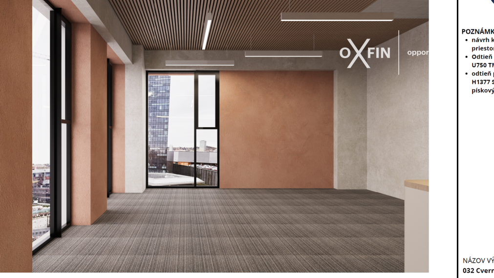 Kancelária s výhľadom na Downtown projekt ZWRIN