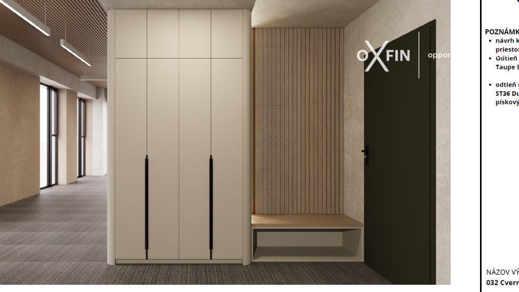 Kancelária s výhľadom na Downtown projekt ZWRIN