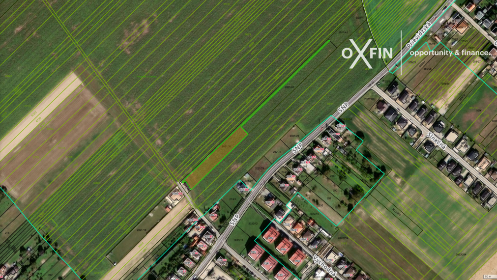 Predaj investičného pozemku v obci Oslany...