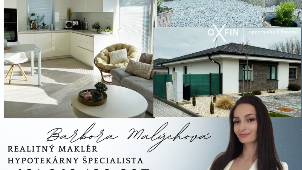 Prenájom moderného 3 izbového rodinného domu v Hamuliakove