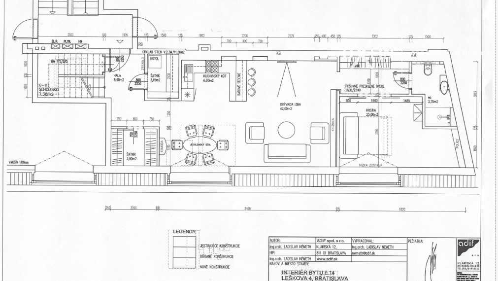 Predaj luxusného mezonetu Lešková s jedinečným prístupom na celú strechu