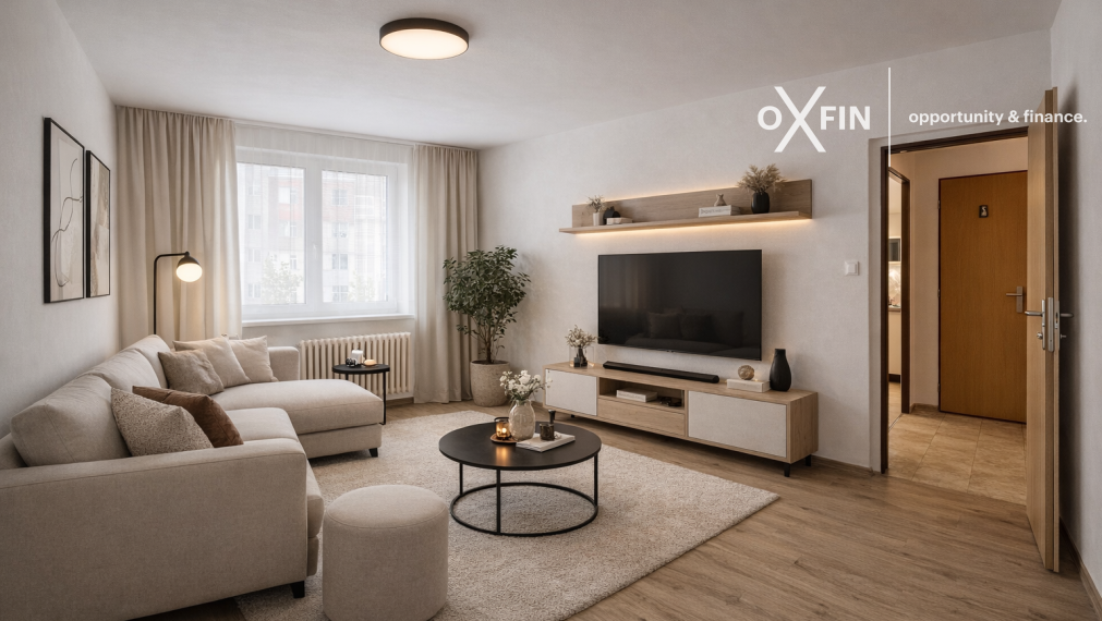 Na predaj 1-izbový byt s veľkým potenciálom v Prievidzi.