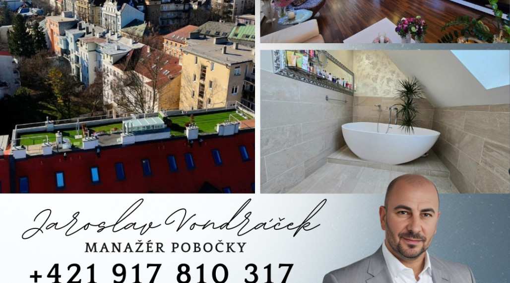 Predaj luxusného mezonetu Lešková s jedinečným prístupom na celú strechu