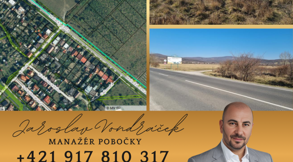 *EXKLUZÍVNE* PREDAJ POZEMKU PEZINOK MALACKÁ CESTA