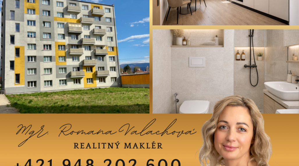 Na predaj 1-izbový byt s veľkým potenciálom v Prievidzi.