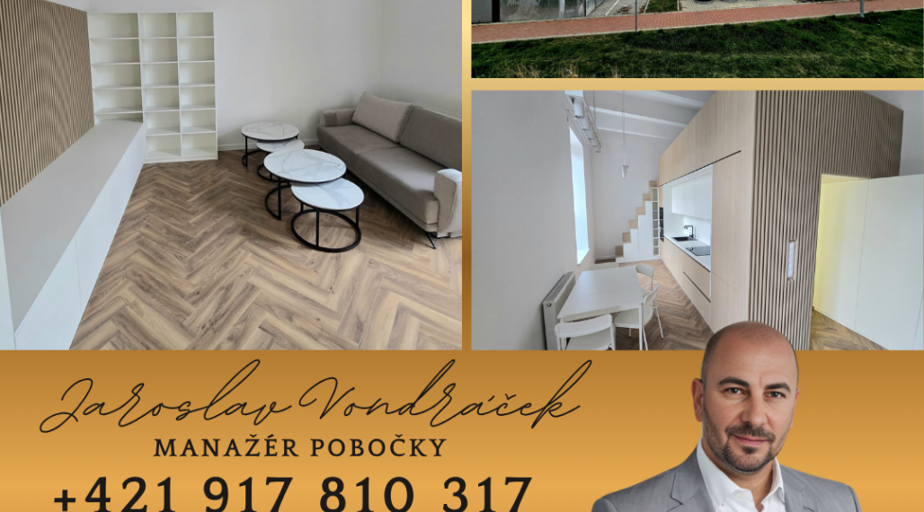 Predaj 1 a 2 izbové byty, s parkovaním, pivnicou, balkónom...