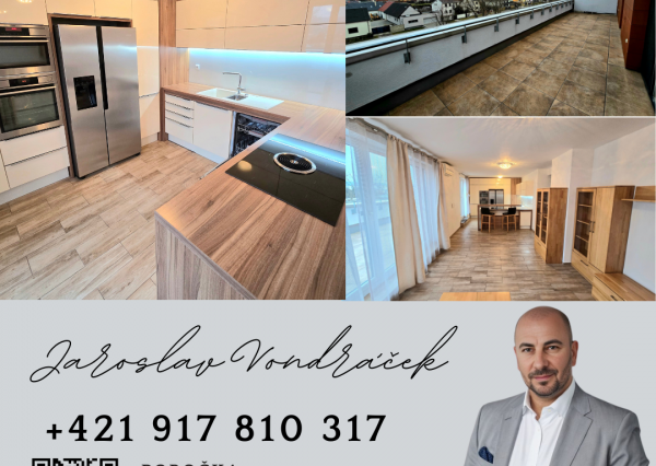 Bez PROVÍZIE - Prenájom nádherný 3 izbový byt Bratislavská - Záhorská Bystrica