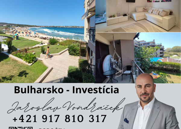 *EXKLUZÍVNE*  Luxusný 2-izbový apartmán s výhľadom na more v elitnom komplexe Sand Lilies