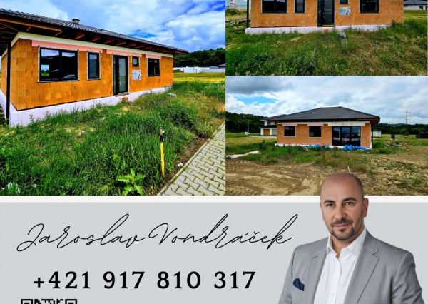 4 izbový BUNGALOV- Moravany nad Váhom DOLINKY s pozemkom 669 m2