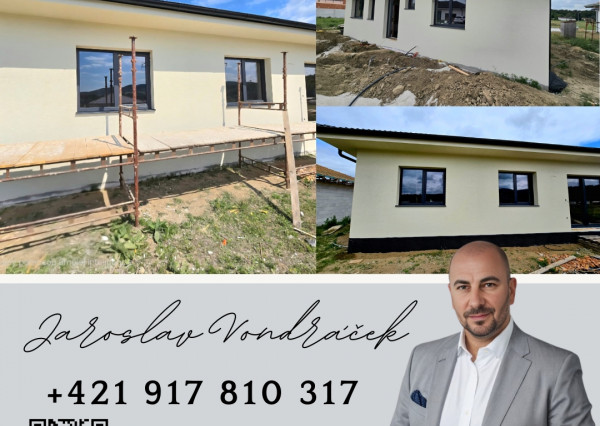 4-izbový BUNGALOV-Moravany nad Váhom DOLINKY s pozemkom 540 m2
