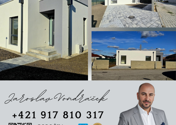 Novostavba 4 izbového bungalovu Šípková-Kvetoslavov