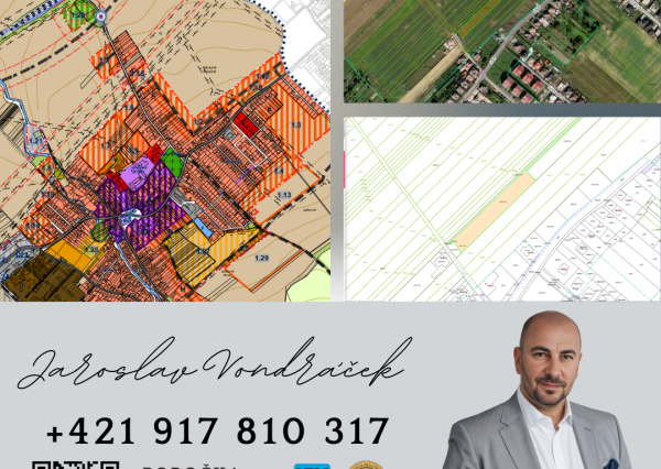 Predaj investičného pozemku v obci Oslany...