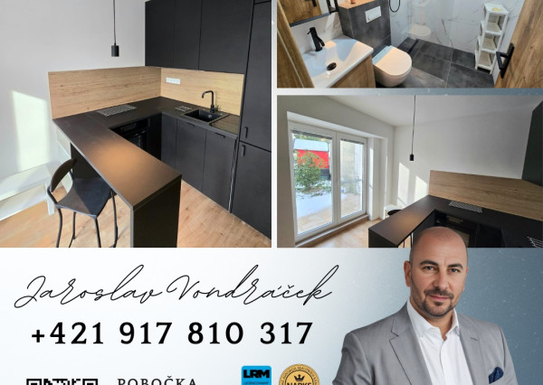 Prenájom útulná garsónka s terasou Bazová ulica