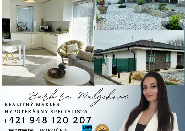 Prenájom moderného 3 izbového rodinného domu v Hamuliakove