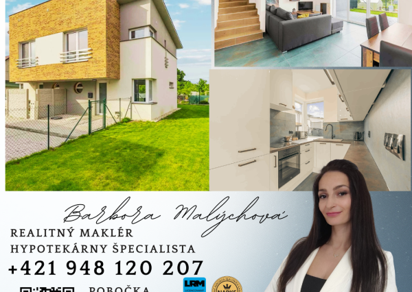 Prenájom prakticky vybaveného 4i rod. domu, Hurbanova Ves