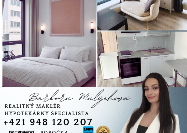 Prenájom 2-izbového bytu Jarabinková - Bratislava, Nivy