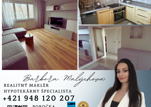 Prenájom rekonštruovaného 3-izbového bytu - BA, Petržalka