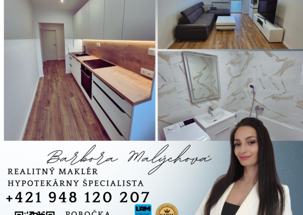 Prenájom zrekonštruovaného 2-izbového bytu - BA, Ružinov