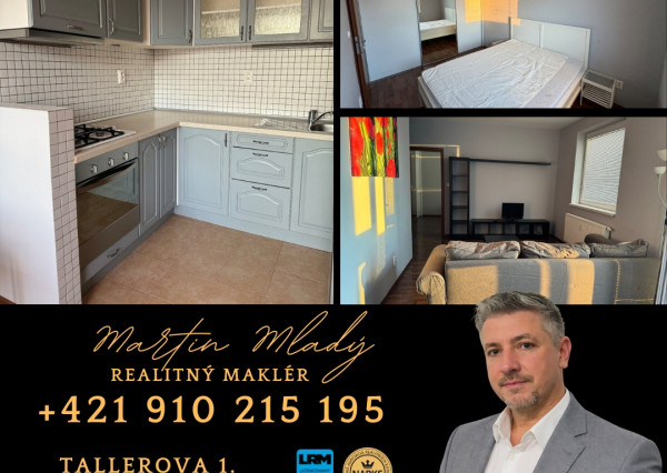 Prenájom 2 izb. bytu na Majerskej ulici, Bratislava