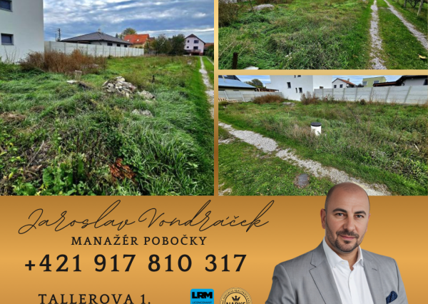 Na predaj stavebný pozemok - Trenčianske Stankovce