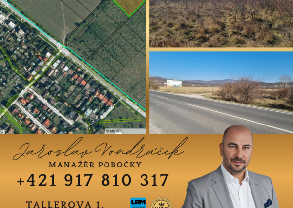 *EXKLUZÍVNE* PREDAJ POZEMKU PEZINOK MALACKÁ CESTA