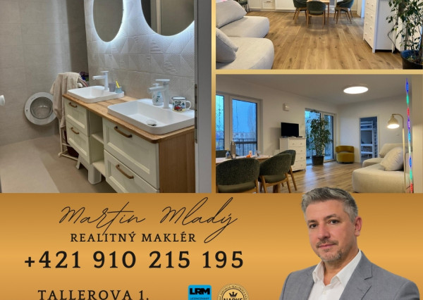 Prenájom 4 izb. byt na Vrbenského ulici, Bratislava