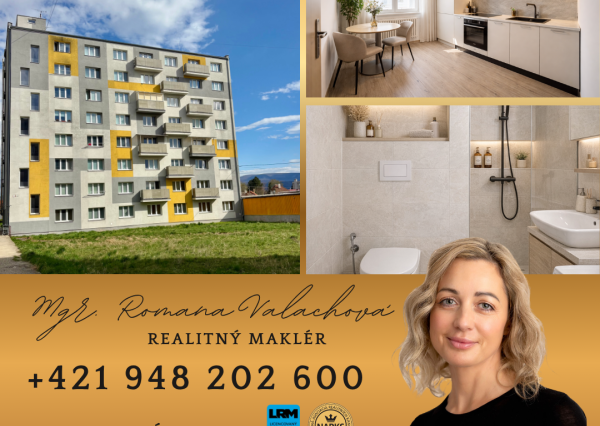 Na predaj 1-izbový byt s veľkým potenciálom v Prievidzi.